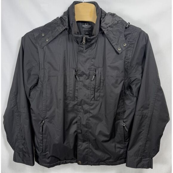 ScotteVest‎ Revolution Jacket Men XL Black TEC Convertible Vest Travel - ** - Picture 1 of 16